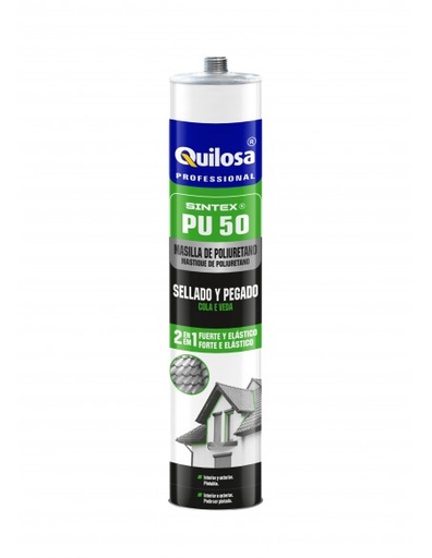 [QUITO45633] MASTIC COLLE NOIR POLYURETHANE PU50 300ML