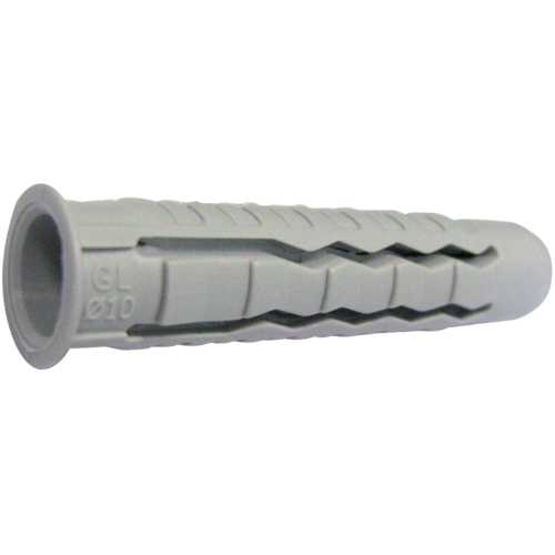 [ASRNYLONC10] CHEVILLE NYLON AVEC COLLERETTE 10X50 DIAMETRE 10 BOITE 50 PIECES