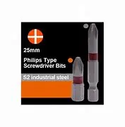 [ASR550513] EMBOUTS TYPE PHILIPS PH3X25MM DURETE HRC58-62
